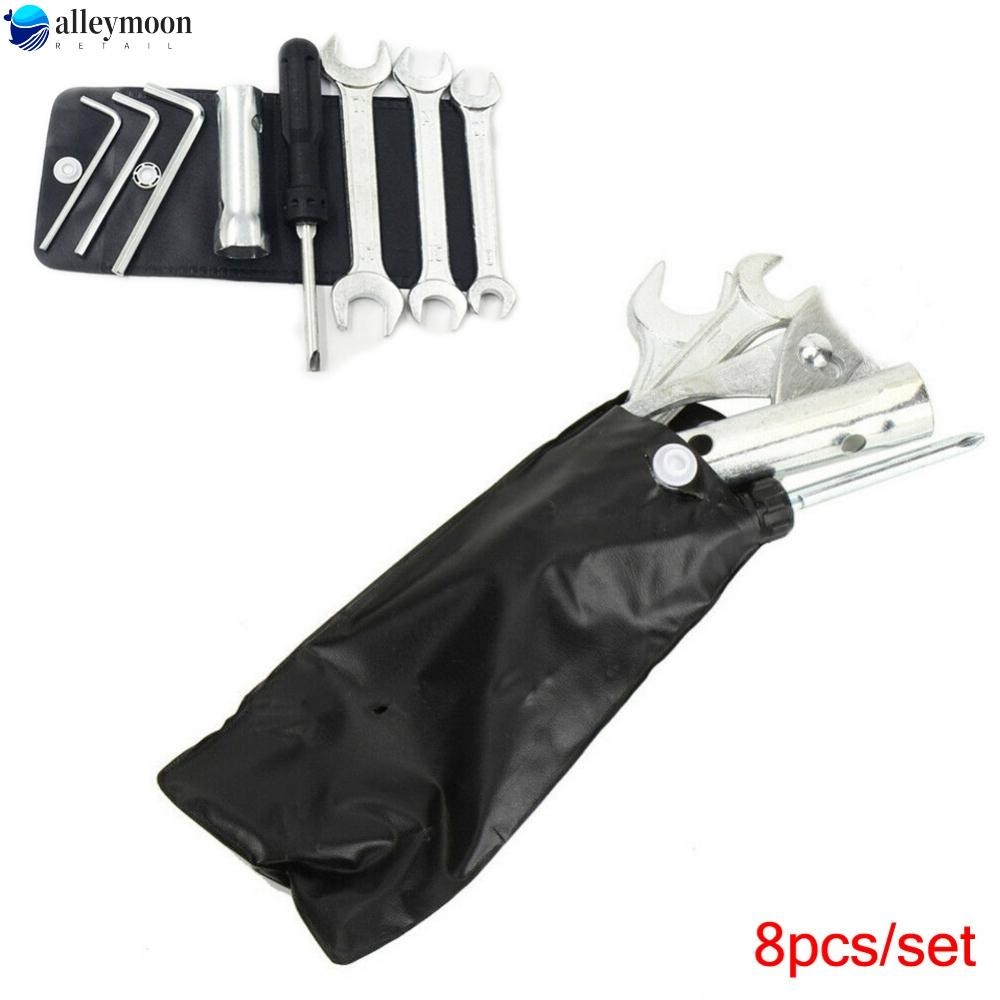 【LEYM】Motorcycle On-board Tool Pliers Wrench Spark Plug Socket Kit 8 Tools+1 Package