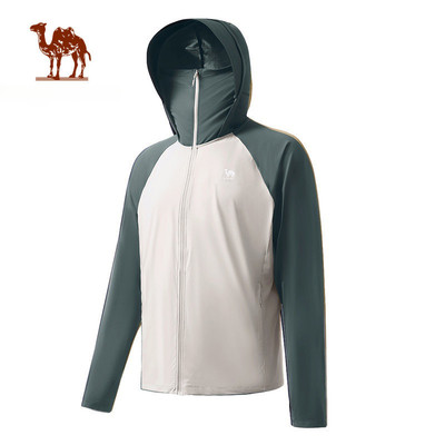 CAMEL CROWN  Chống Tia Cực Tím Ánh Sáng Ban Đầu Sợi Chống Nắng Quần Áo Màu Va Chạm Áo Khoác Nam Nữ Cặp Đôi