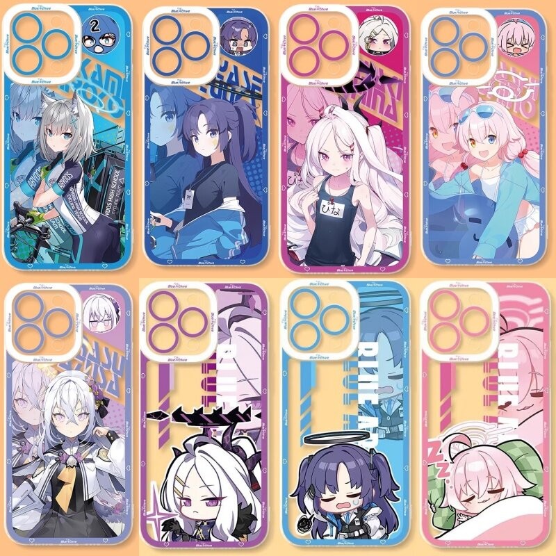 Blue Archive Ốp Lưng Hoạt Hình Cho Xiaomi Redmi 7 10 8 9 10 9C 9A 10A 9T Note 9T 9S 9 8 PRO Note8 Vỏ