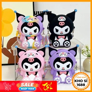  Túi Ví Silicone Túi Đeo Chéo Kuromi Cho Trẻ Em Túi Đựng Lì Xì Đáng Yêu Thời Trang Cho Bé Gái E2103 