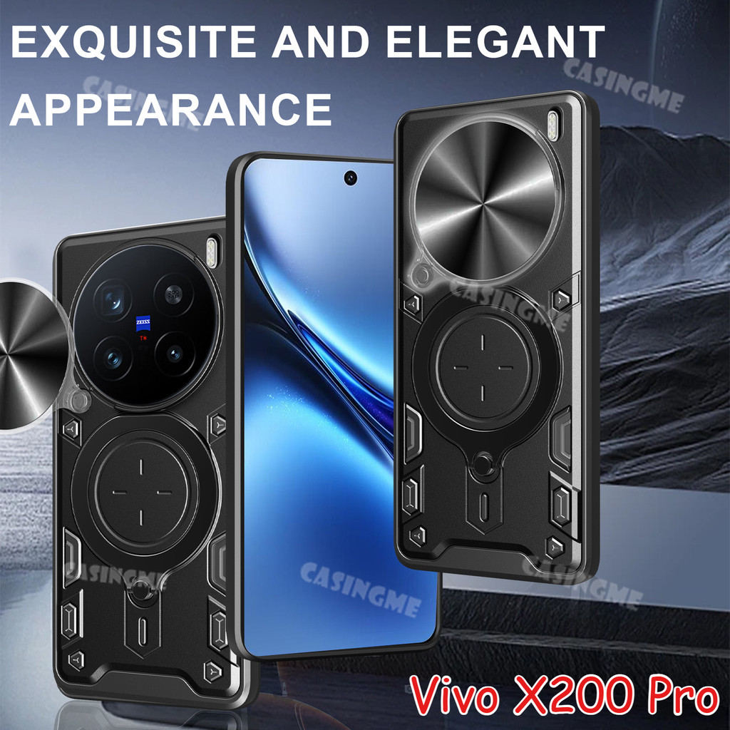 Dành Cho Vivo X200 Pro 5G 2024 Giáp Chống Sốc Đẩy Kéo Camera Bảo Vệ Vỏ Cho VivoX200Pro Vivo X200 Pro