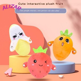 ALIZAR Fruit Sensing Beat Piano, Fruit Musical Dooll Đồ chơi âm nhạc tương tác Cảm biến Beat Đồ chơi sang trọng, Đồ chơi sang trọng chuối Đồ chơi sang trọng bằng điện dâu tây