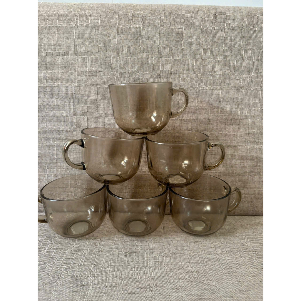 Cốc thủy tinh màu hổ phách chịu nhiệt cao cấp ly tách cường lực trong suốt đựng đồ ngũ cốc ăn sáng dày dặn loại 1 GIKO | BigBuy360 - bigbuy360.vn