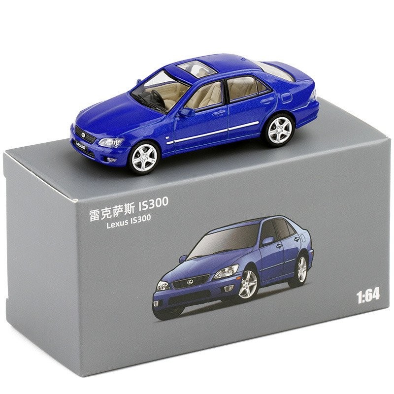 [925HOT]JKM 1:64 Mô hình xe hơi Lexus IS300 Ground Shark bằng hợp kim, mô hình xe nhỏ Toyota IS200, 