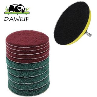 Máy chà sàn gạch DAWEIF 3 / 4 Inch Dụng cụ làm sạch gia đình cho sàn phòng tắm Tấm cọ rửa điện
