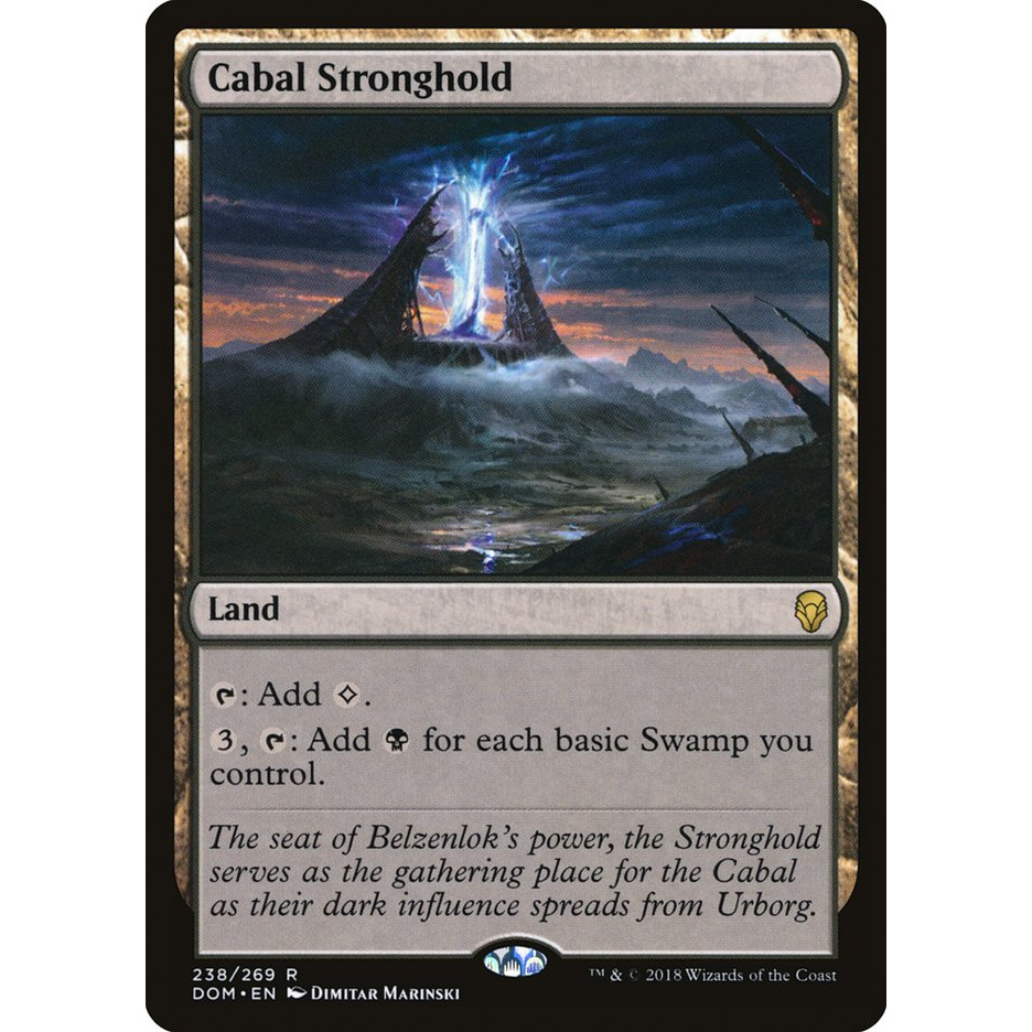 Magic the Gathering - Dominaria - Cabal Stronghold