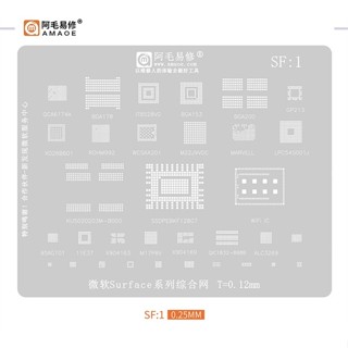  Lưới làm chân ic nguồn wifi ổ cứng máy tính Surface 