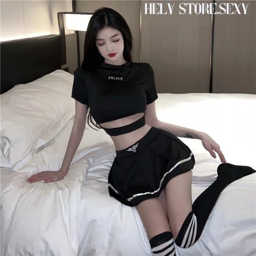 MS105 Váy ngủ sexy cosplay cảnh sát siêu xinh