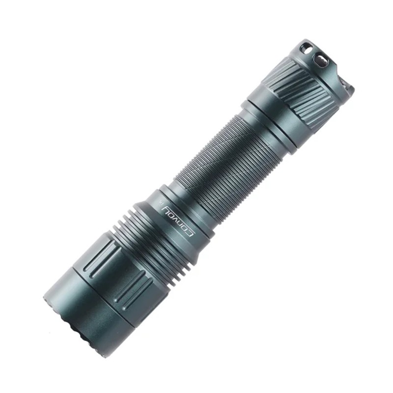 Đèn pin Convoy T6 Màu xanh đậm với SFT-25R / SFT-12 / SFT40 LED AA 14500 Đèn pin cắm trại đi bộ đườn