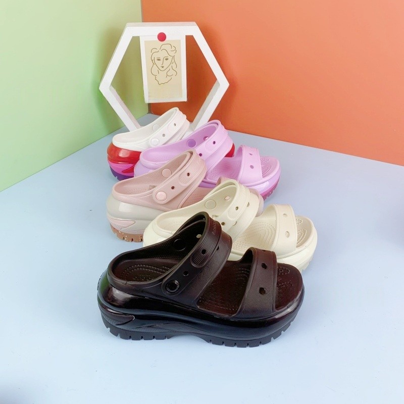 Sandal Nữ Mega Crush Matte Sandal Chống Trơn Trượt Chunky Giày Đi Biển#210884