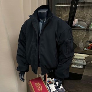  Áo khoác phi công mới mùa xuân thiết kế thời trang áo khoác xe máy cho thanh thiếu niên rộng rãi kích thước lớn phong c 