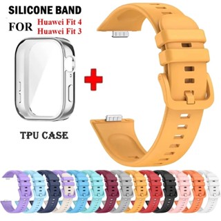  Dành Cho Huawei Watch Fit 4 Fit 3 Dây Đeo Silicon Mềm Thể Thao Đồng Hồ Và TPU Mềm Thoáng Khí 