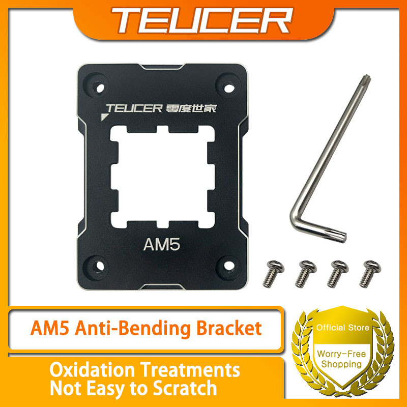 TEUCER AM5 AMD CPU Chống Uốn Chỉnh Sửa Giá Đỡ ASF Nhôm Anodized Thích Hợp Cho Bo Mạch Chủ AMD