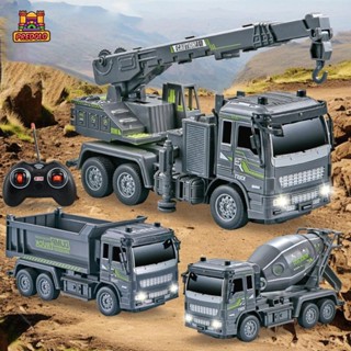 Predolo Xe Tải Điều Khiển Điện Xây Dựng Mô Hình Đồ Chơi Xe 6WD 4: 32 RC Kỹ Thuật Xe Ô Tô Đồ Chơi Cho Bé Trai Trẻ Em Trẻ Em