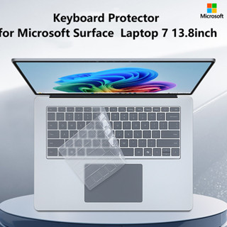 Bàn Phím Bảo Vệ Cho Microsoft Surface Laptop 7 13.8 Inch 2024 Bàn Phím Bề Mặt Laptop 3 4 5 TPU Flim
