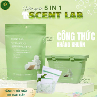 Viên giặt quần áo SCENT LAB Gói 30 viên giặt Nhật Bản SCENT LAB 5 in 1 thơm lâu