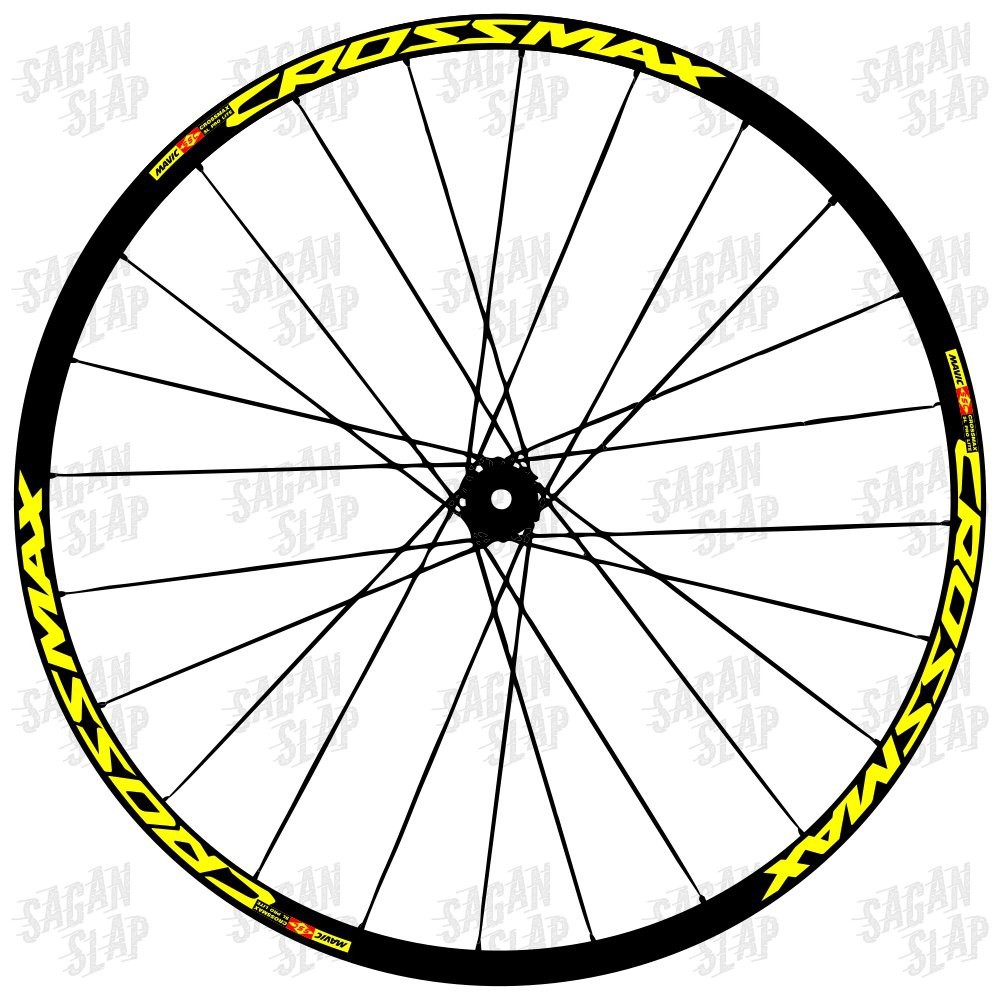 Mavic CROSSMAX SL PRO LITE Nhãn dán Chiều rộng 2cm Decal vành mtb xuống dốc xe đạp đường trường 26 2