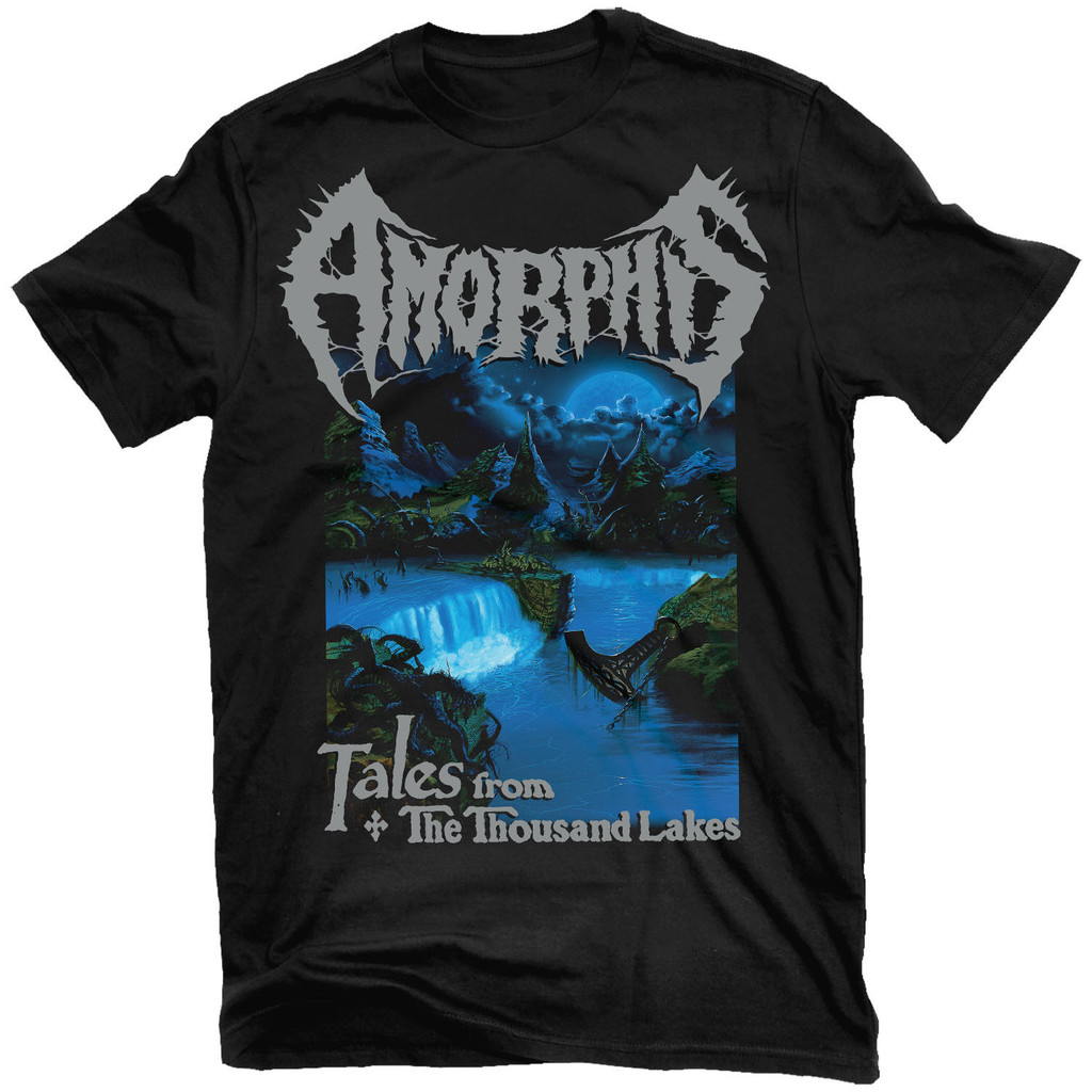 Amorphis Tales From The Thousand Lakes Áo thun Mới Hồ sơ Relapse Ts2114