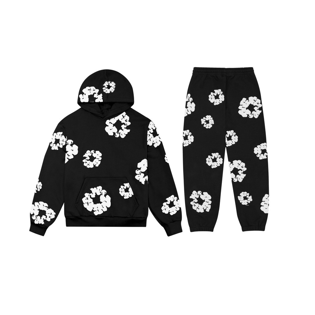 Áo chui đầu nam style Gothic Y2K Hip-hop in hình kèm bông tai kẹp