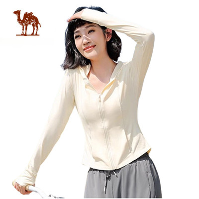 Áo khoác chống nắng CAMEL CROWN  yoga quần áo ngoài trời thoáng khí nhẹ khô nhanh