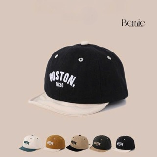 Mũ nón lưỡi trai cho bé trai bé gái thêu chữ Boston phong cách hàn quốc 1 đến 3 tuổi BERNIE