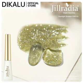 Jillradia Starlight Broken Diamond Series Gel làm móng tay lấp lánh siêu sáng Sequin Keo dán móng nghệ thuật làm móng cho tiệm làm móng beautysecret1