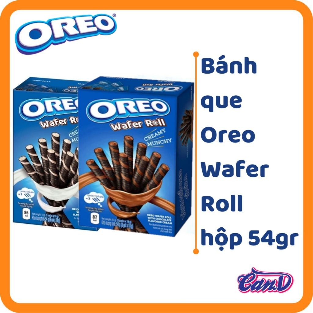 Bánh que Oreo Wafer Roll hộp 54gr