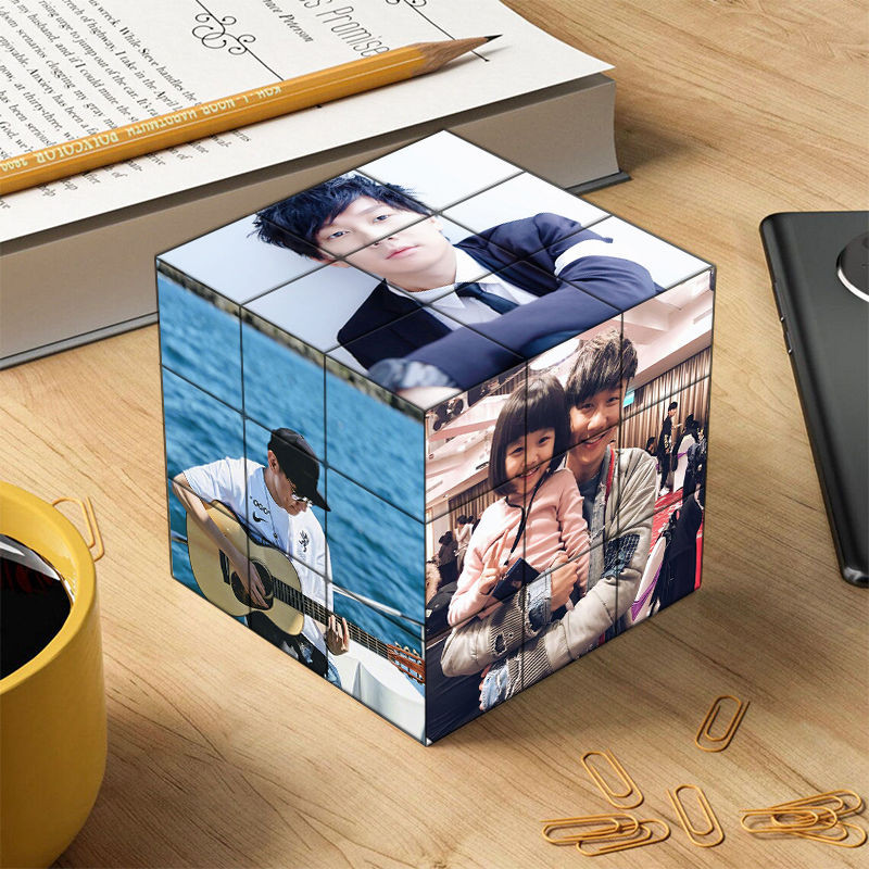 Người nổi tiếng Lin Junjie Hàng hóa Xếp hình xếp hình thứ ba Khối Rubik Giá trị cao Trang trí máy tí