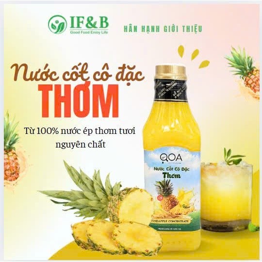 Nước cốt cô đặc Thơm QOA Chai Chiết Lẻ 100ML