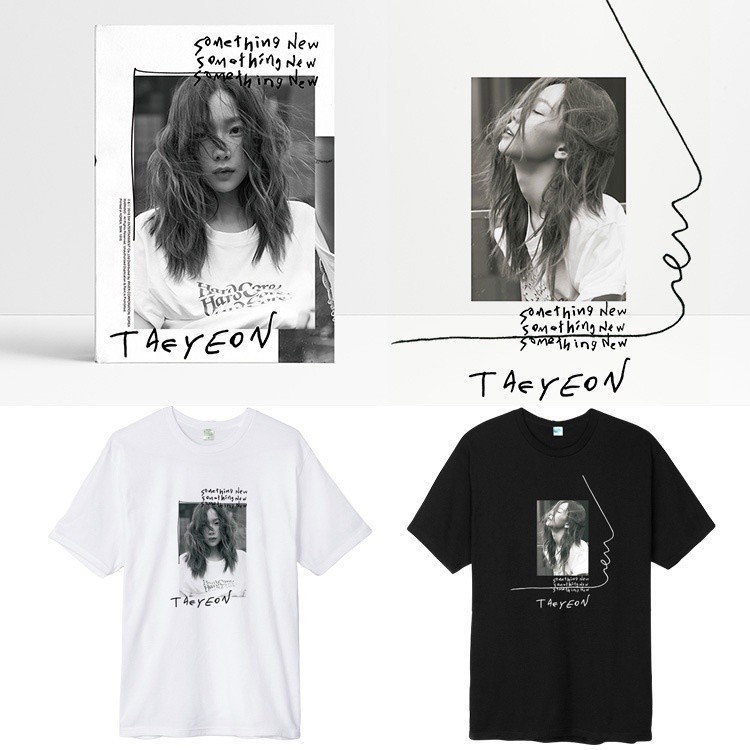 [Csndice] Áo thun Cotton ngắn tay cổ tròn in hình Kpop Girls 'Generation Taeyeon dành cho nam và nữ