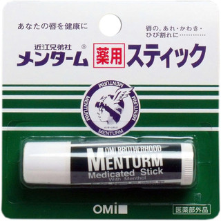 Son dưỡng môi Omi Menturm Nhật Bản 4g giúp dưỡng ẩm và làm mềm mịn môi