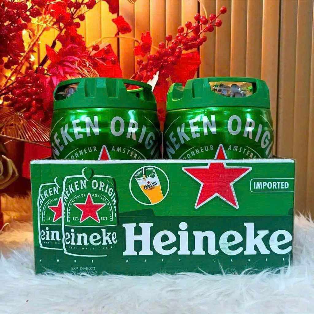 SẴN GIAO NGAY Bia Heineken Hà Lan bom 5 lít - Bia Ken Boom