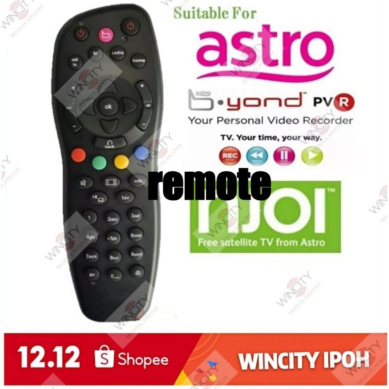 ĐIỀU KHIỂN TỪ XA WSS ASTRO cho ASTRO PVR, ASTRO BEYOND, NJOI, UNIFI HYPPTV, MY TV, DVTV, PAN.TX