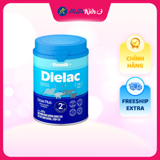 Sữa bột Dielac Grow Plus 2+ (sữa non) 850g (2 - 10 tuổi) dành cho trẻ suy dinh dưỡng, thấp còi