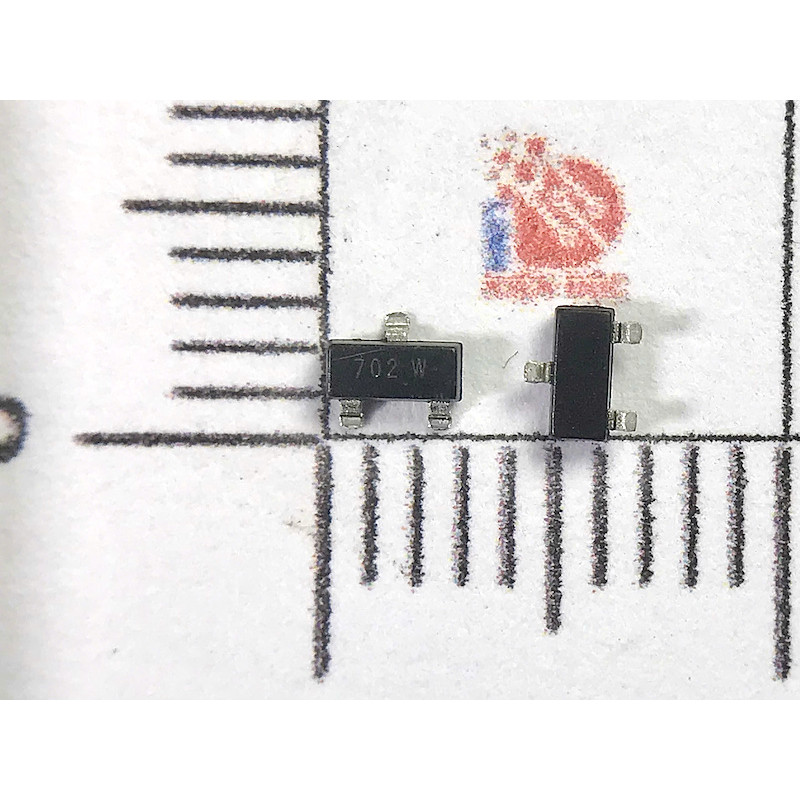 [Combo 10 chiếc] L2N7002LT1G kí hiệu 702W Mosfet kênh N 115mA 60V SOT-23