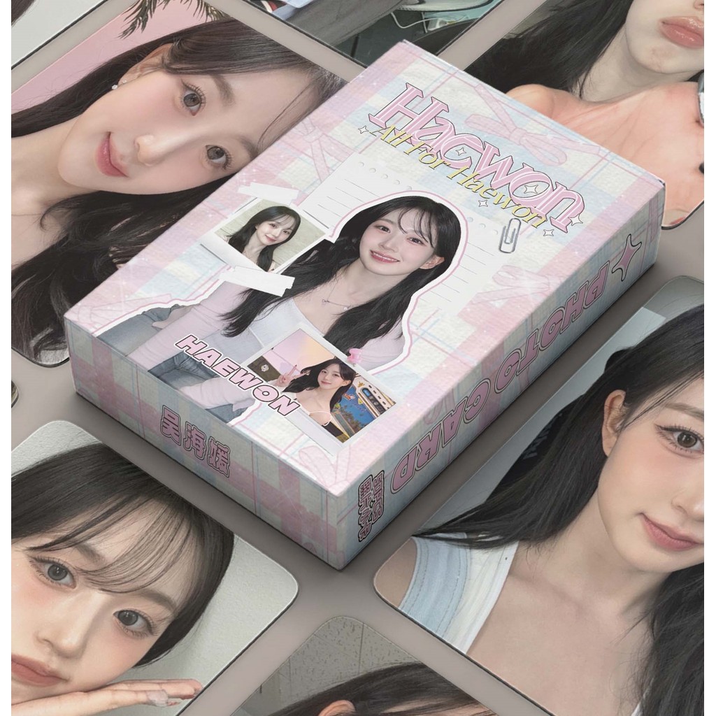 50/55/60pcs NMIXX Photocards Laser Hologram Lomo Cards LILY HAEWON SULLYOON BAE JIWOO KYUJIN  Hologr