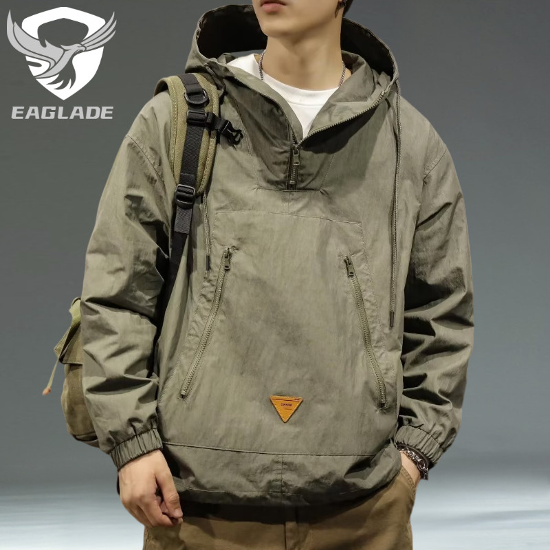 Eaglade Đi Xe Máy Bomber Rider Áo Gió Cho Nam 00 Màu Xanh Lá Cây D04