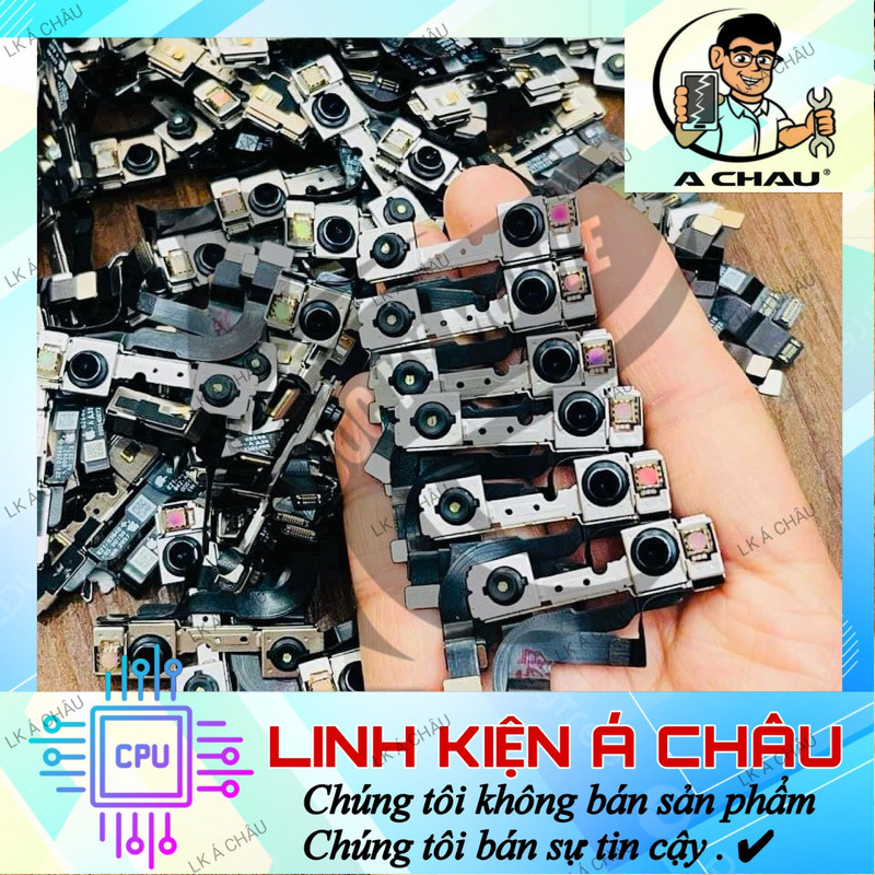 CỤM CAMERA TRƯỚC RIN BÓ MÁY cho 7Plus 8Plus X xs xsm 11 11pro 11prm 12 12pro 12mini 12prm