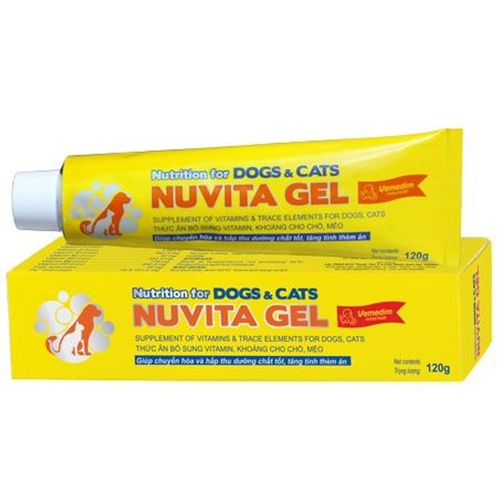 Gel Dinh Dưỡng VEMEDIM NUVITA GEL - Bổ Sung Vitamin, Khoáng Chất Cho Chó Mèo Biếng Ăn