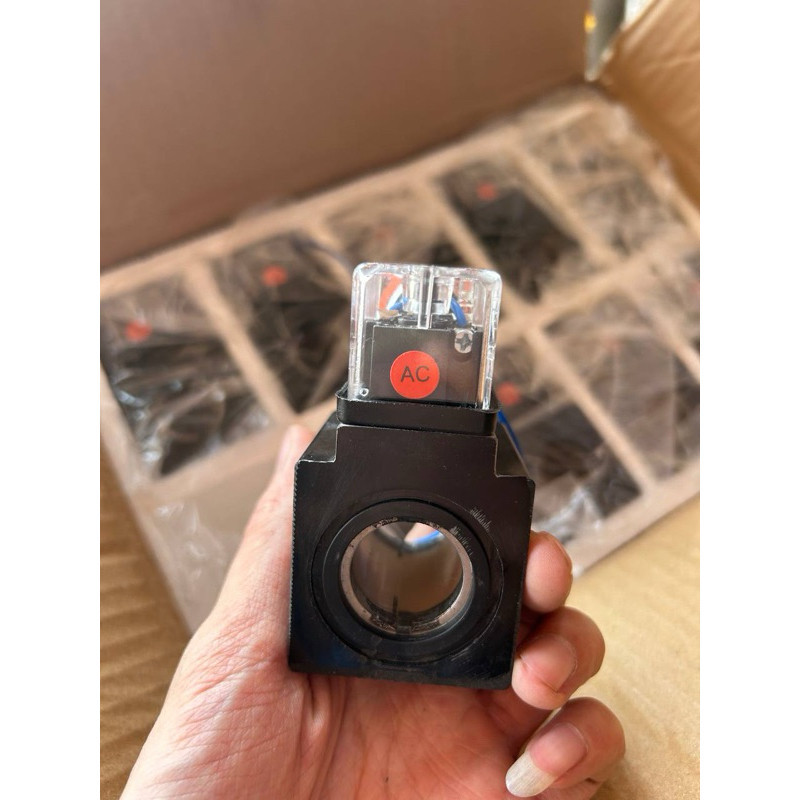 cuộn hút van điện từ ,Cuộn dây van điện từ thủy lực MFJ12-27YC 220V, 22x45mm (TT)