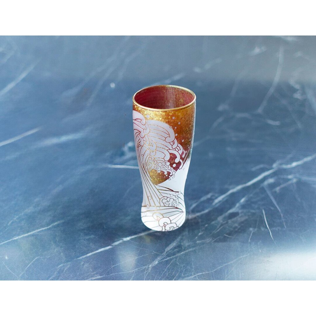Japan Official | MARUMO TAKAGI 'Mino Kiriko Tumbler Glass', 'Gold', 'Silver', 'Bronze', 'Mount Fuji 