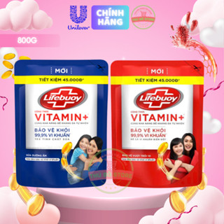Sữa Tắm Lifebuoy Bảo Vệ Khỏi Vi Khuẩn - Túi 800G