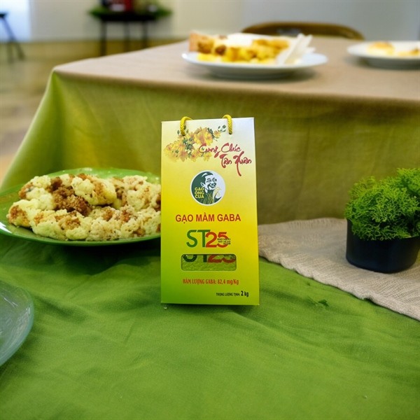 Gạo Mầm Gaba-Gạo Lứt ST25 (2kg) (hộp)