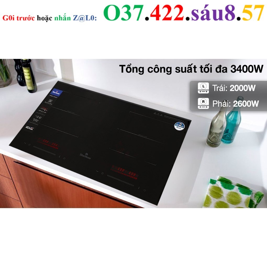 Bếp từ đôi lắp âm BlueStone ICB-6917