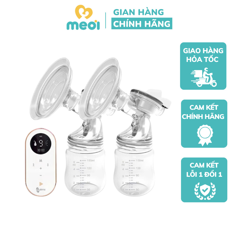 Máy hút sữa điện đôi Galena GA-Eco BP01, Máy hút sữa điện đôi tiện lợi, nhỏ gọn Galena - Mẹ Ơi
