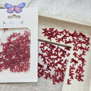 Phụ kiện Nơ Thừng Thạch Đỏ Mini (100 viên)