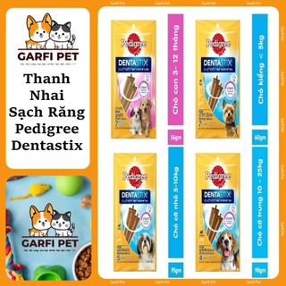 Xương Gặm Sạch Răng Cho Chó Pedigree Dentastix Đủ Size: 56g, 60g, 75g, 98g