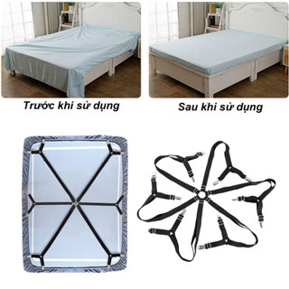 Dây Kẹp Cố Định Ga Trải Giường Chống Trượt,kẹp ga giường drap chống xê dịch ,Kẹp giữ kim loại,Thuận tiện và dễ sử dụng