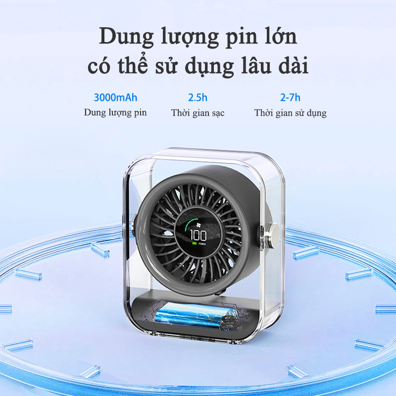 【 Hàng Mới】Quạt Để Bàn Bomidi DF03 Quạt Tốc Độ Cao Để Bàn 100 Tốc Độ Màn Hình Kỹ Thuật. | BigBuy360 - bigbuy360.vn