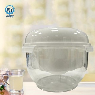 Máy làm sữa chua Hy Lạp Máy làm sữa đậu nành Nước ép trái cây sữa chua có túi lưới mịn và nắp đậy cho nhà bếp dã ngoại